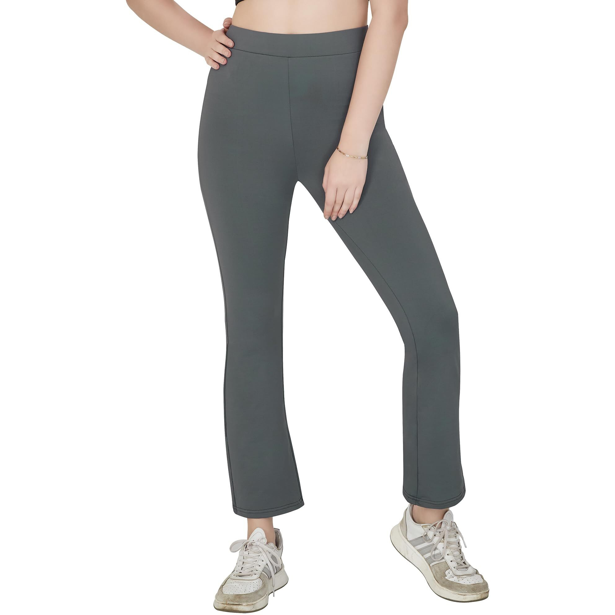 Trylo Flared Pant Regular Waist-Steel Grey-L