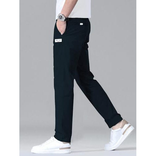 Toplot Men's Regular Casual Trouser (Pant-5188-Navy-34)