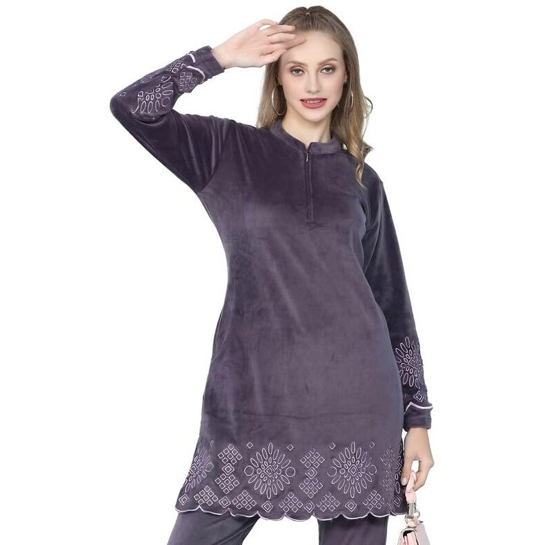 Trylo Night Suit Set Vvns-1037-2Xl