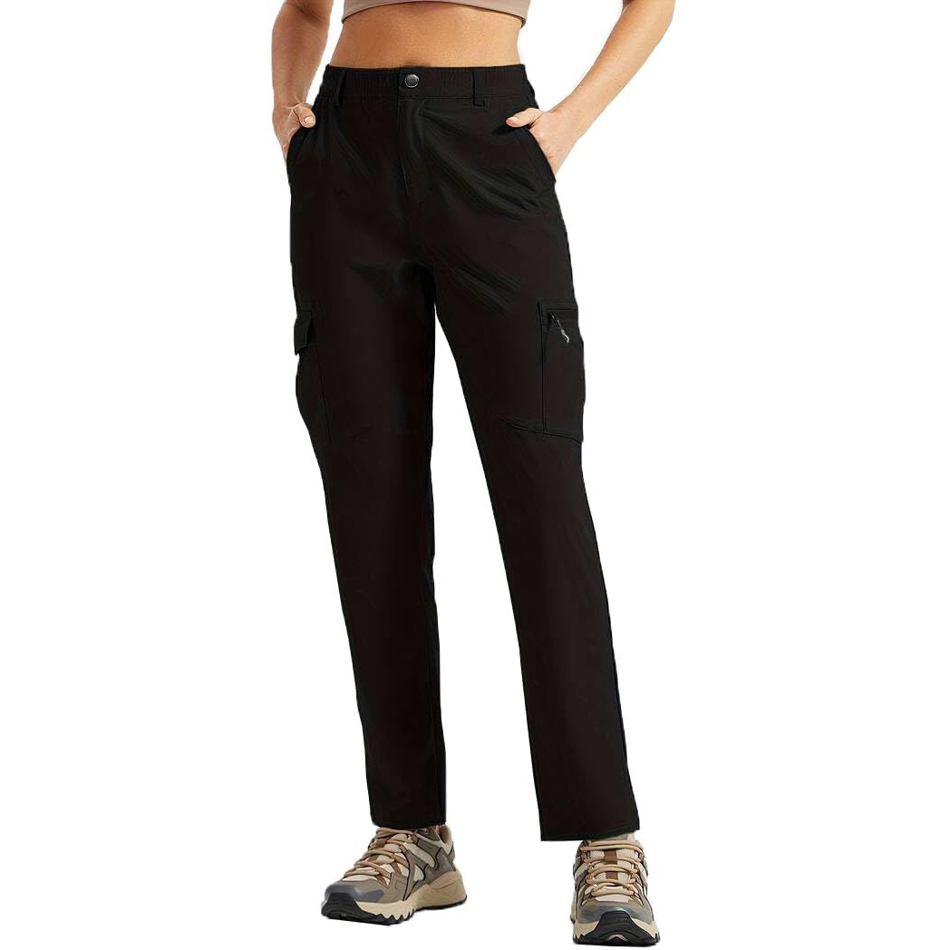 Toplot Womens Functional And Fashionable Cargo Pant (Women-Cargo-5224-Black-30)