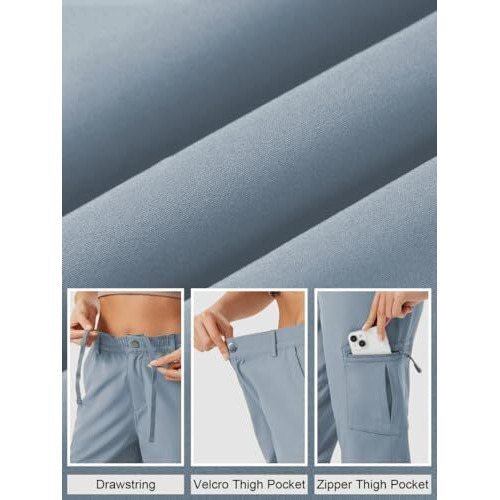 Toplot Womens Functional And Fashionable Cargo Pant (Women-Cargo-5224-Silver-34)