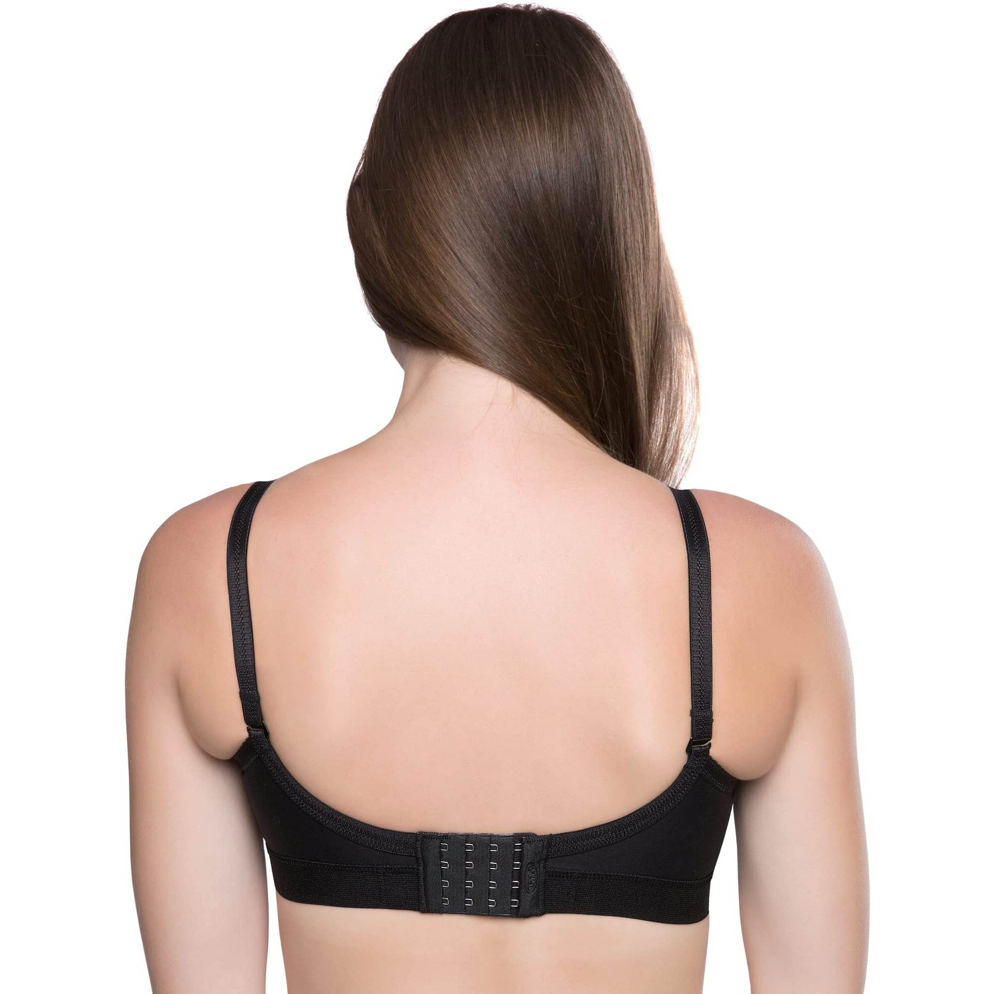 Trylo Women's Non-Wired Bra (Krutika Plain_Black_36I)