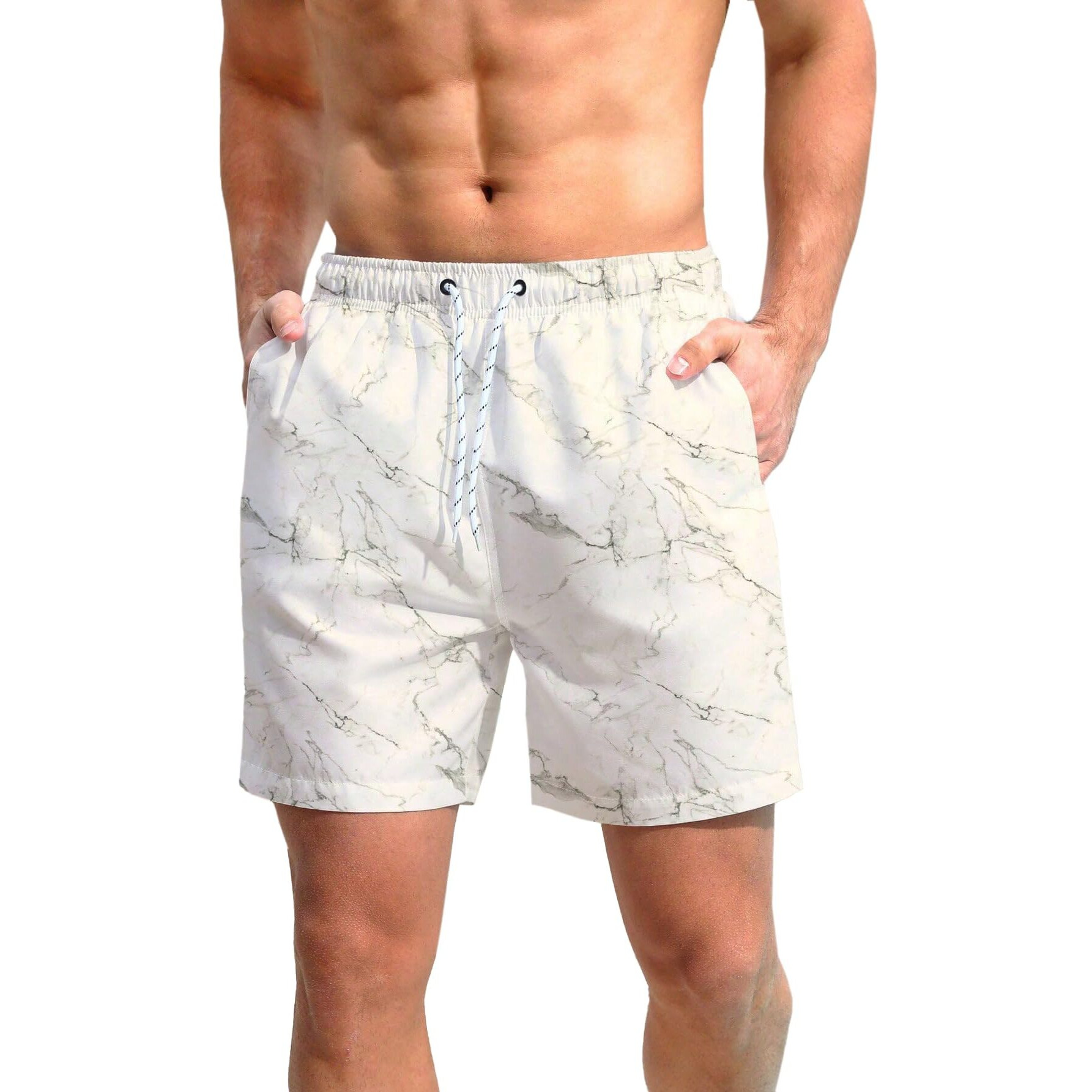 Toplot Regular Fit Printed Boxer Shorts For Men (Shorts-5131-White-S)