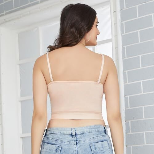 Trylo U-Cut Crop Top-Skin-2Xl