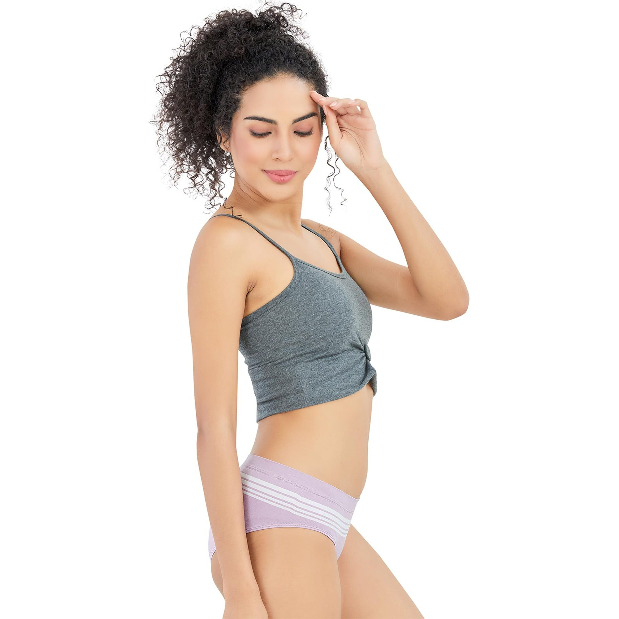 Trylo Riza Softglam Mid Brief - 3Xl Pack-1 Assorted