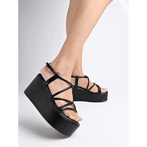 Shoetopia Women's Platform Heel Sandal