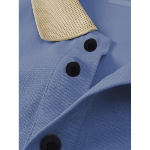 Toplot Men Regular Fit Polo || T Shirt For Men (Matte-Polo-5243-Blue-M)
