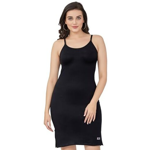Trylo One Piece Gown Slip-Black-M