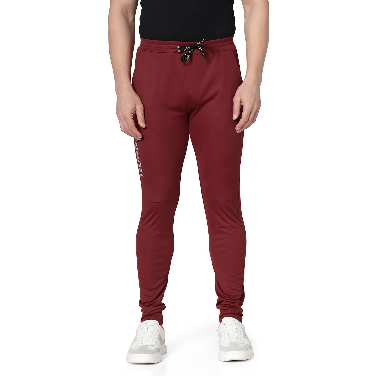 Toplot Men's Regular Fit Trackpant (Track-Pant-5070-Maroon-34) Red