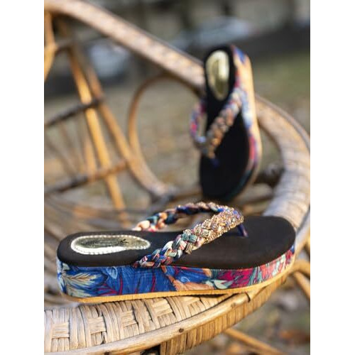 Shoetopia Girls Gola-206 Blue Platform - 3 Uk (Girls-Gola-206-Blue)