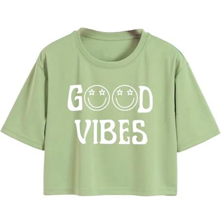 Toplot Tops For Women || Western Tops For Woman Stylish || Crop T-Shirt Western Pack Of 2 (Combo-Top-5258-Blk-Pst-S)