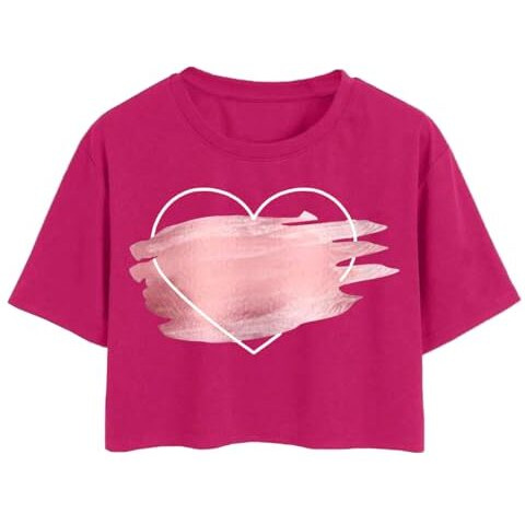 Toplot Tops For Women || Western Tops For Woman Stylish || Crop T-Shirt Western Pack Of 2 (Combo-Top-5256-Olv-Pnk-Xs)