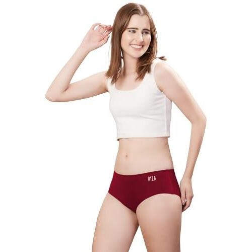 Trylo Riza Bliss Mid Waist Panty-Assorted Colour-L Pack-1