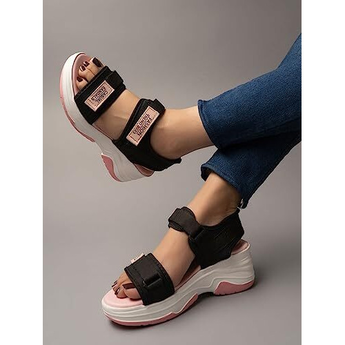 Shoetopia Girls Jojo Pink Sandal - 8 Uk (Girls-Jojo-Pink)