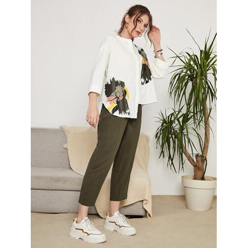 Toplot Co Ord Set For Women || Co Ord Set For Women Stylish (Block-Coord-5234-Olive-Xs)