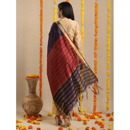 Gosriki Women's Rayon Blend Straight Solid Kurta With Pant & Dupatta (Suchita Beige-Gs_M_Beige_Medium)