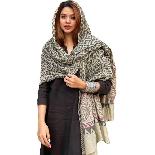 Gosriki Women's Rayon Blend Solid Anarkali Kurta With Pant & Dupatta (Jamana Black-Vks02-Gs_Xxl_Black_Xx-Large)