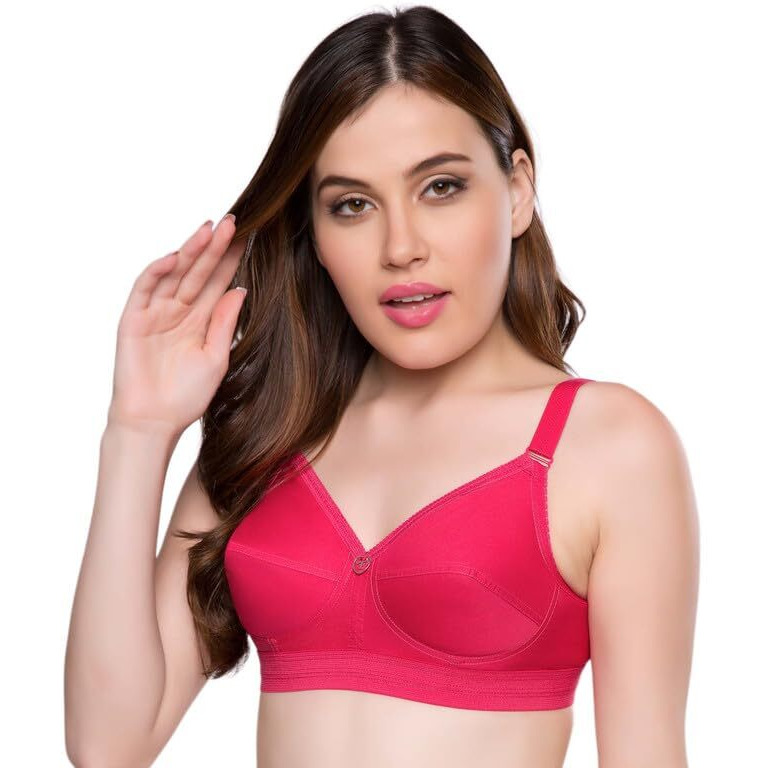 Trylo Namrata Bra Combo-42-Rasberry-C-Cup - Pack Of-2