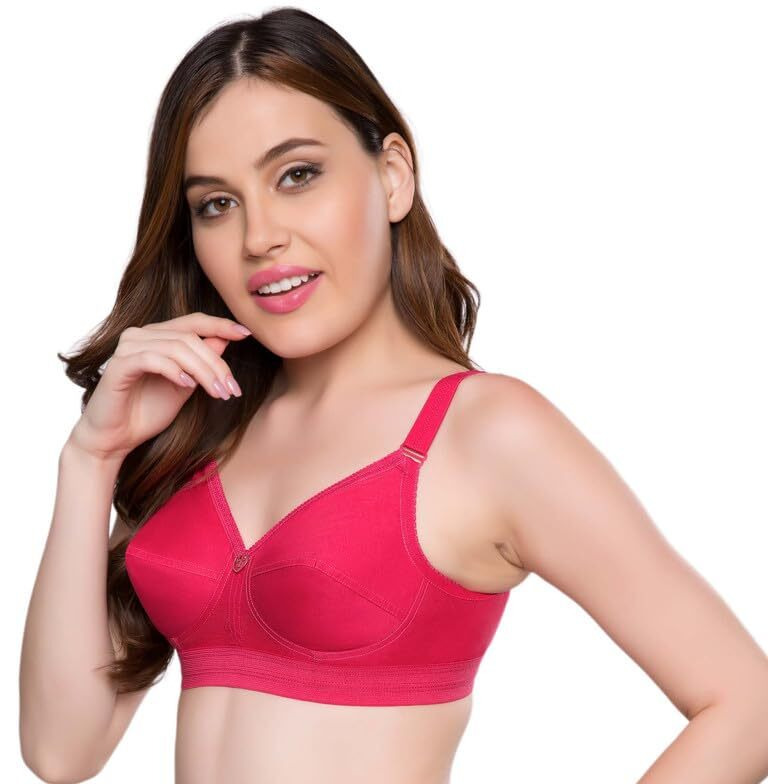 Trylo Namrata Bra Combo-42-Rasberry-C-Cup - Pack Of-2