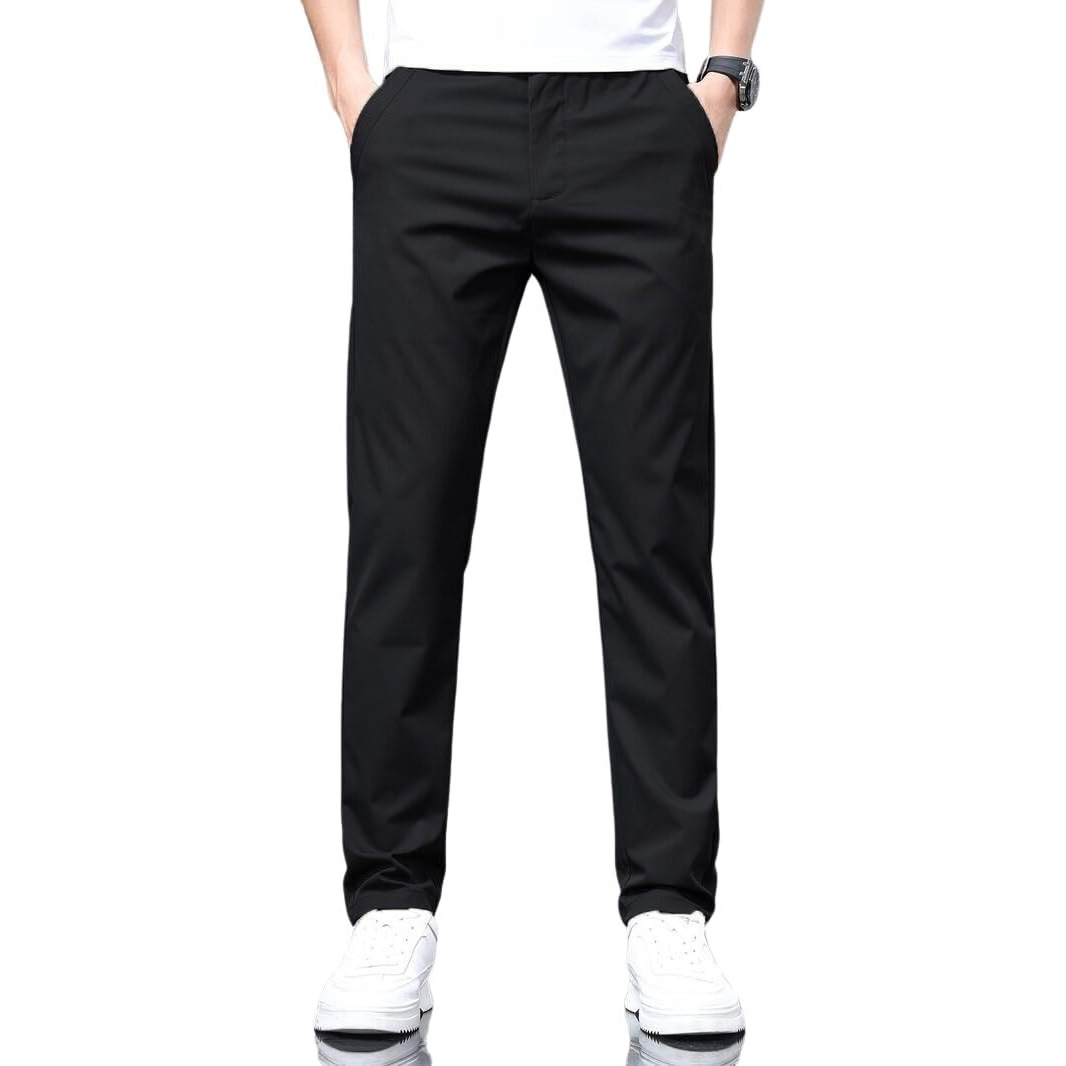 Toplot Men's Stylish Slim-Fit Casual Trousers (Casual-Trouser-5226-Black-34)