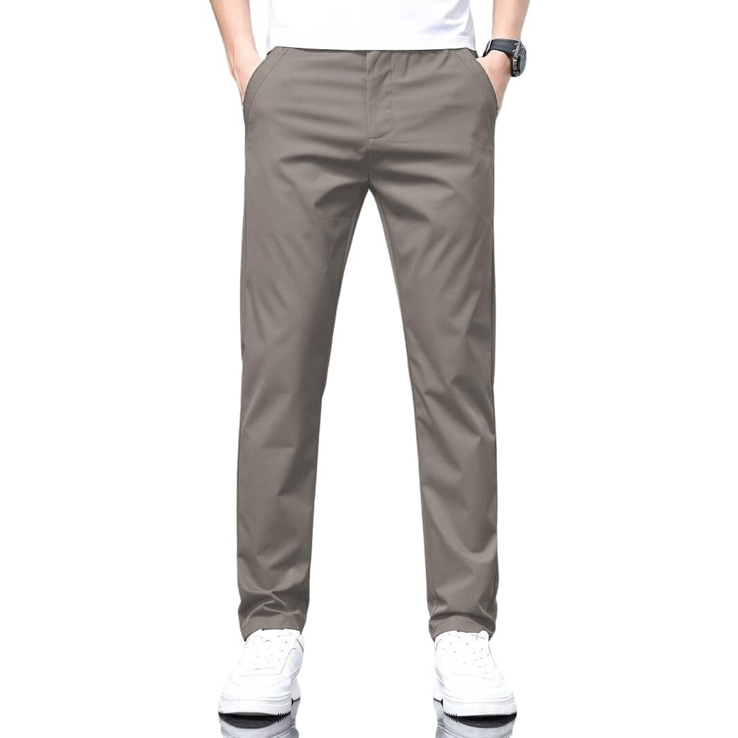 Toplot Men's Stylish Slim-Fit Casual Trousers (Casual-Trouser-5226-Dolphin-32)
