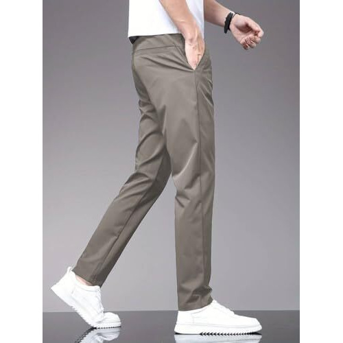 Toplot Men's Stylish Slim-Fit Casual Trousers (Casual-Trouser-5226-Dolphin-32)