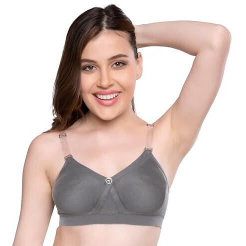 Trylo Alpa Strapless-36-Grey-D-Cup