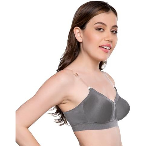 Trylo Alpa Strapless-36-Grey-D-Cup