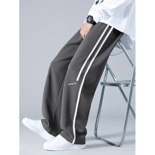 Toplot Trouser Pant For Men || Track Pant For Men Straight Fit || Track Pant Men || Men Stylish Track Pant (Men-Track-Pant-5240-Grey-32)