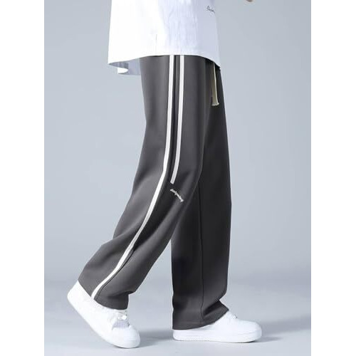 Toplot Trouser Pant For Men || Track Pant For Men Straight Fit || Track Pant Men || Men Stylish Track Pant (Men-Track-Pant-5240-Grey-32)