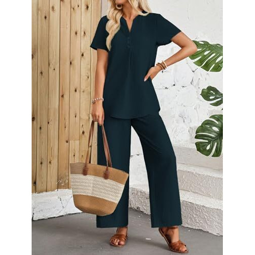 Toplot Casual Wear Pant Top Set || Fancy Co-Ord Set ||Coord Sets For Women (Pop-Coord-5250-Teal-Xs)