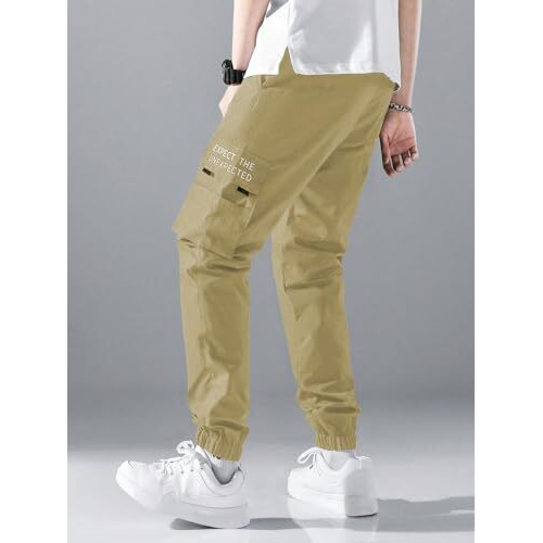 Toplot Men's Cotton Cargo Pants || Casual Trouser For Men || Cargo For Men (Men-Cargo-5228-Gold-30)