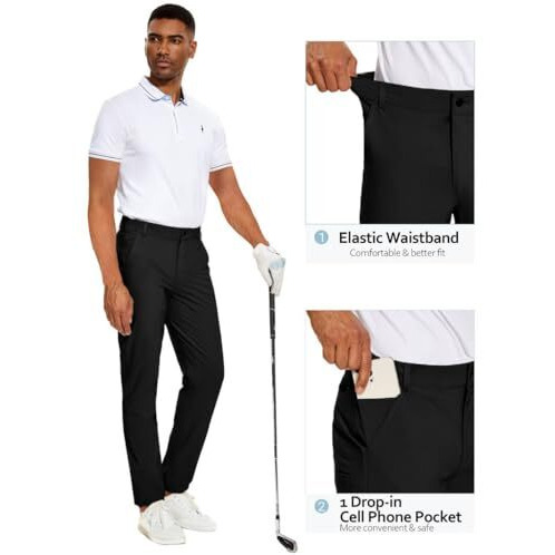 Toplot Men's Casual Pants (Men-Pant-5223-Black-30)
