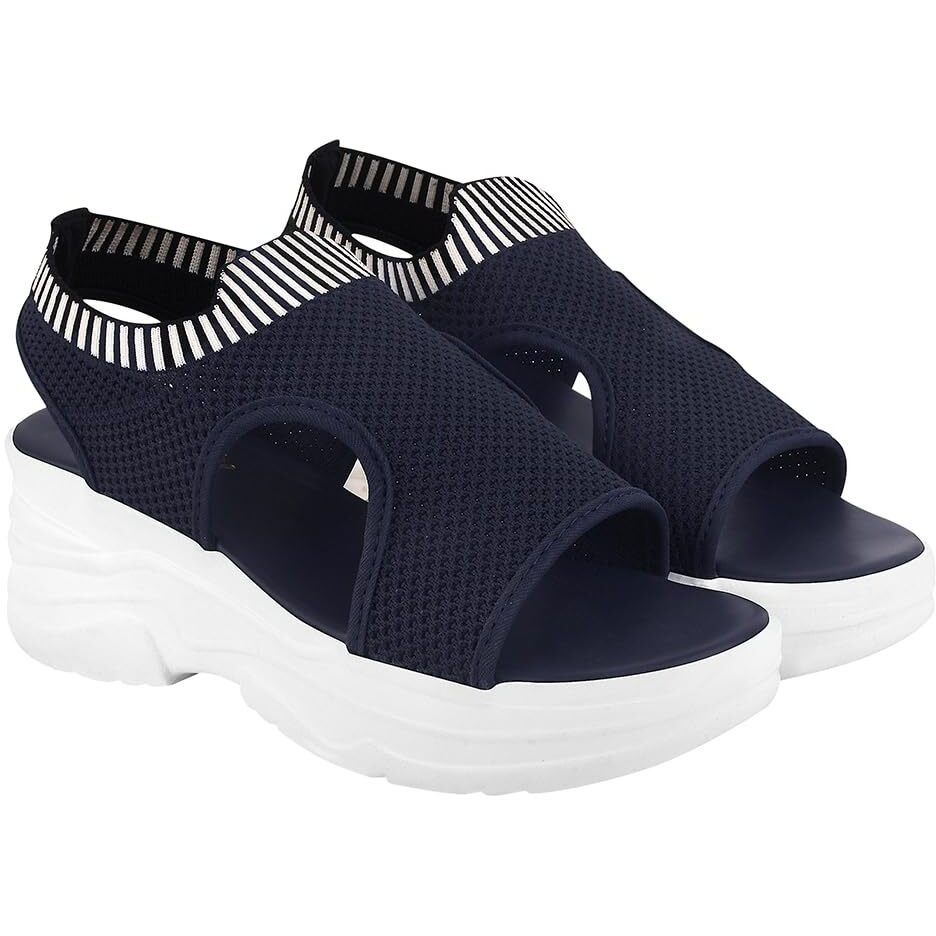 Shoetopia Girls War Blue Sandal - 3 Uk (Girls-War-Blue)