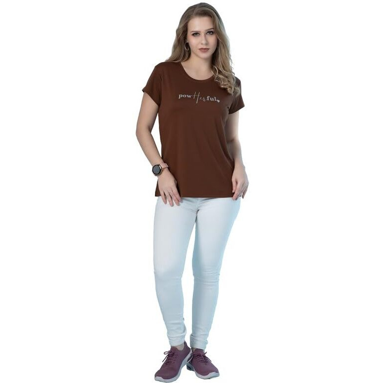 Trylo T-Shirt-Vts-1049-Brown-L