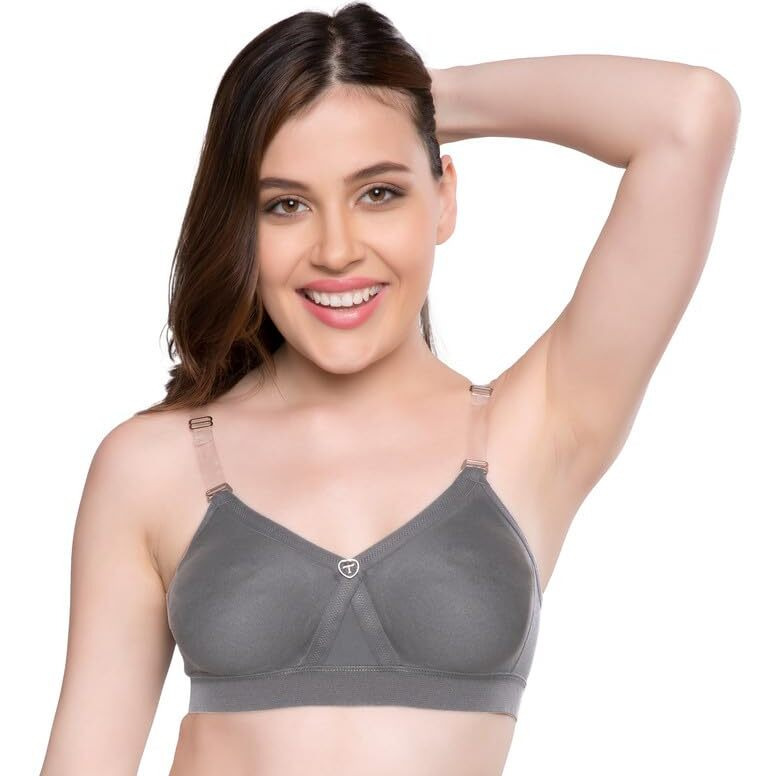Trylo Alpa Strapless-42-Grey-E-Cup