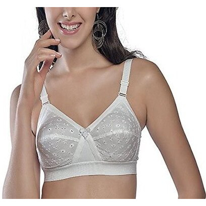 Trylo Women's Non-Wired Bra (Krutikachikan-137_White_36)