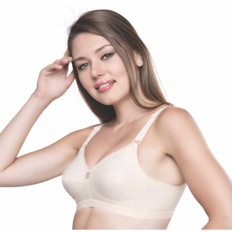 Trylo Sarita Bra Combo-32-Skin-C-Cup - Pack Of-2