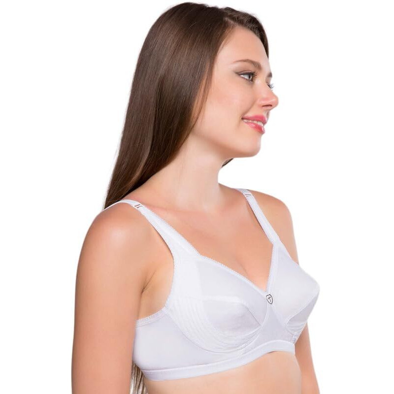 Trylo Jaya Bra Combo-32-White-B-Cup - Pack Of-2
