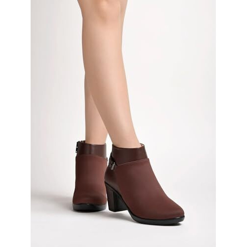 Shoetopia Girls Bt-3407 Brown Ankle Boot - 7 Uk (Girls-Bt-3407-Brown)