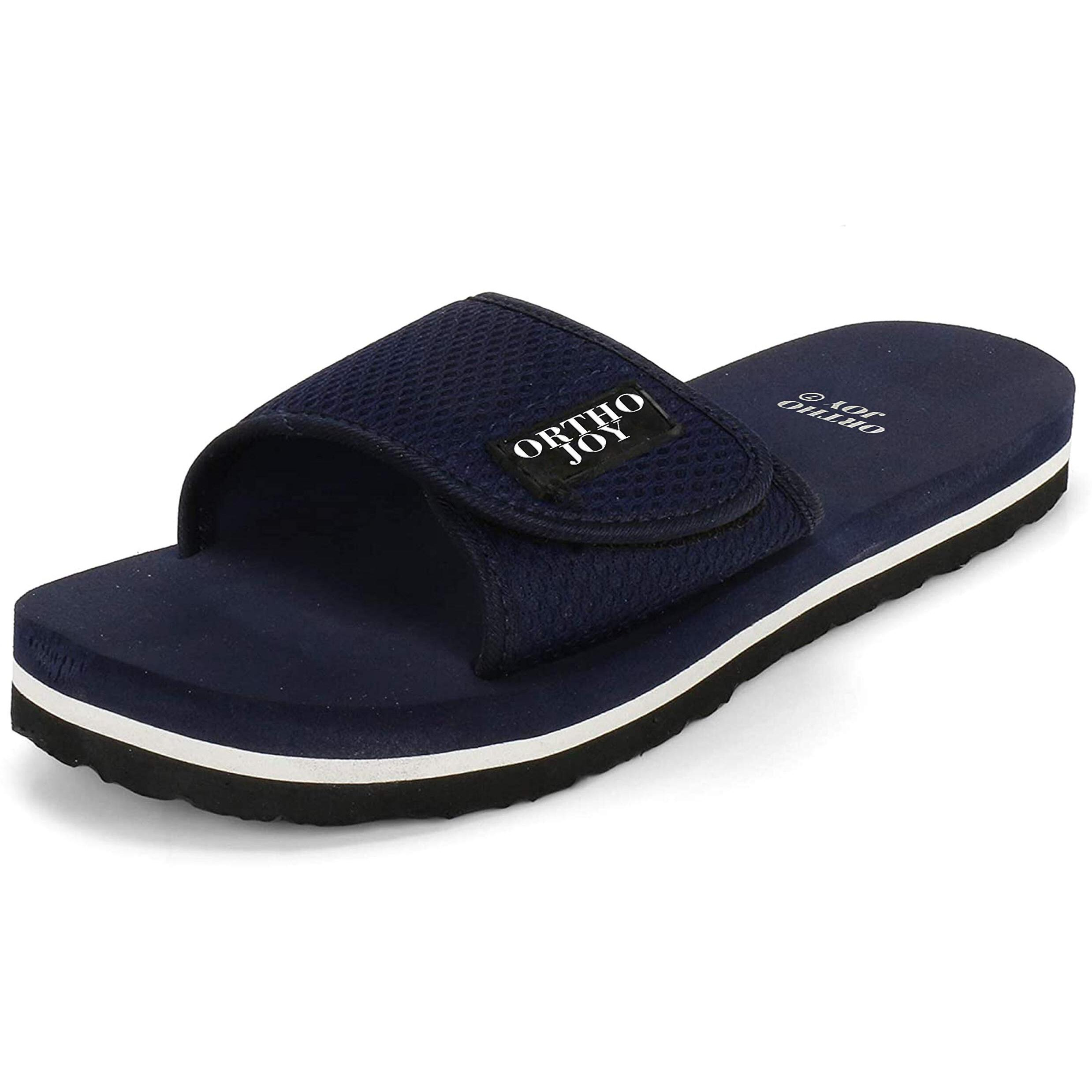Ortho Joy Extra Soft Doctor Ortho Slippers For Men/Flip-Flops - Orth_Msp03_Blu_07