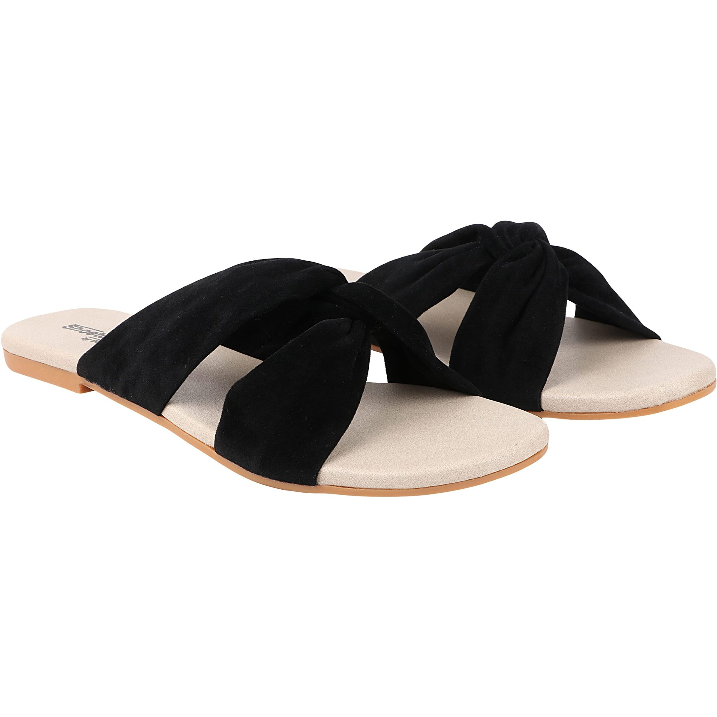 Shoetopia Women's Sandal (6 Uk) /Black