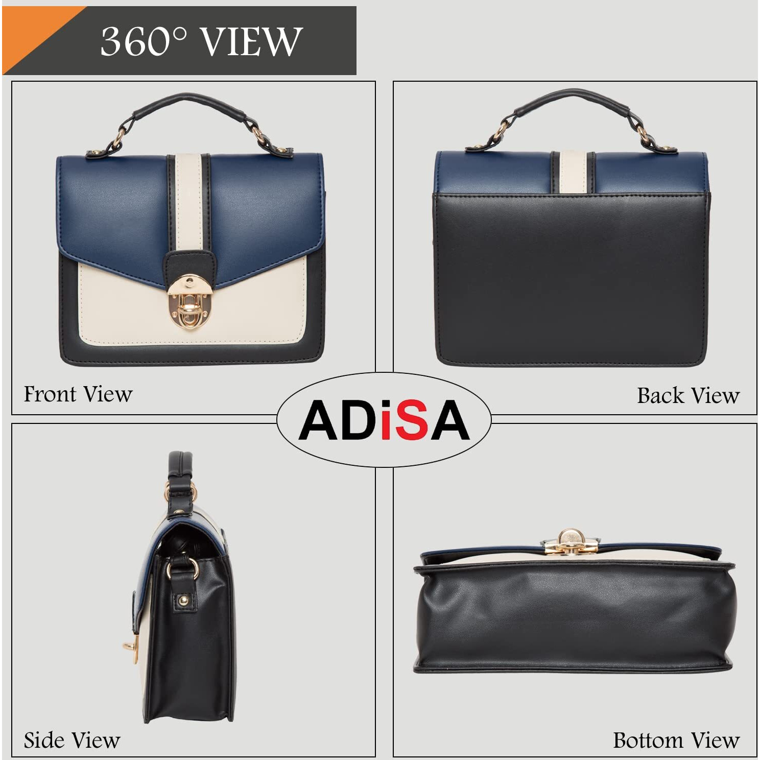 Adisa Women's Sling Bag (Navy Blue)