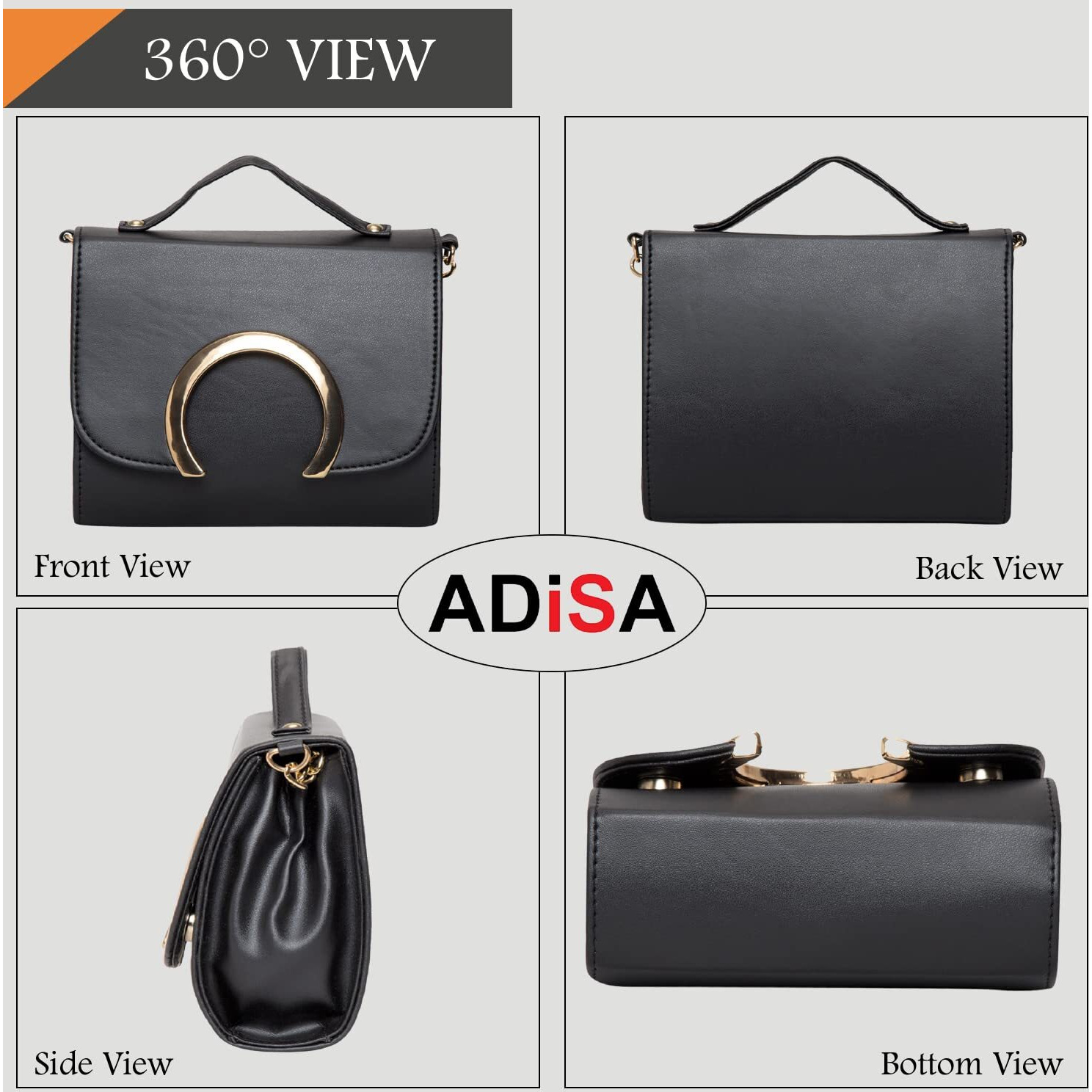Adisa Women's Sling Bag (Black)