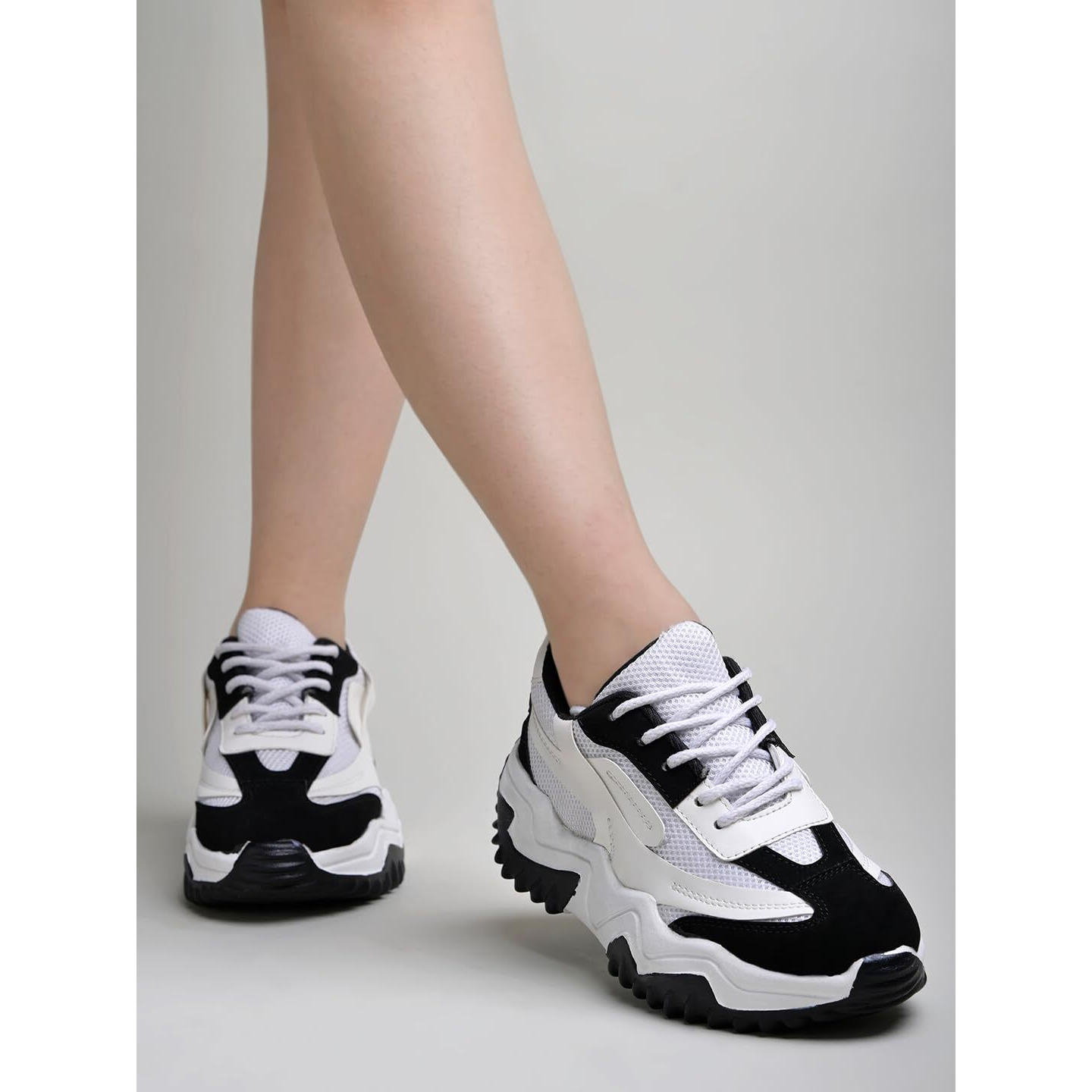 Shoetopia Smart Casual Comfortable Black Sneakers For Women & Girls-Eu39