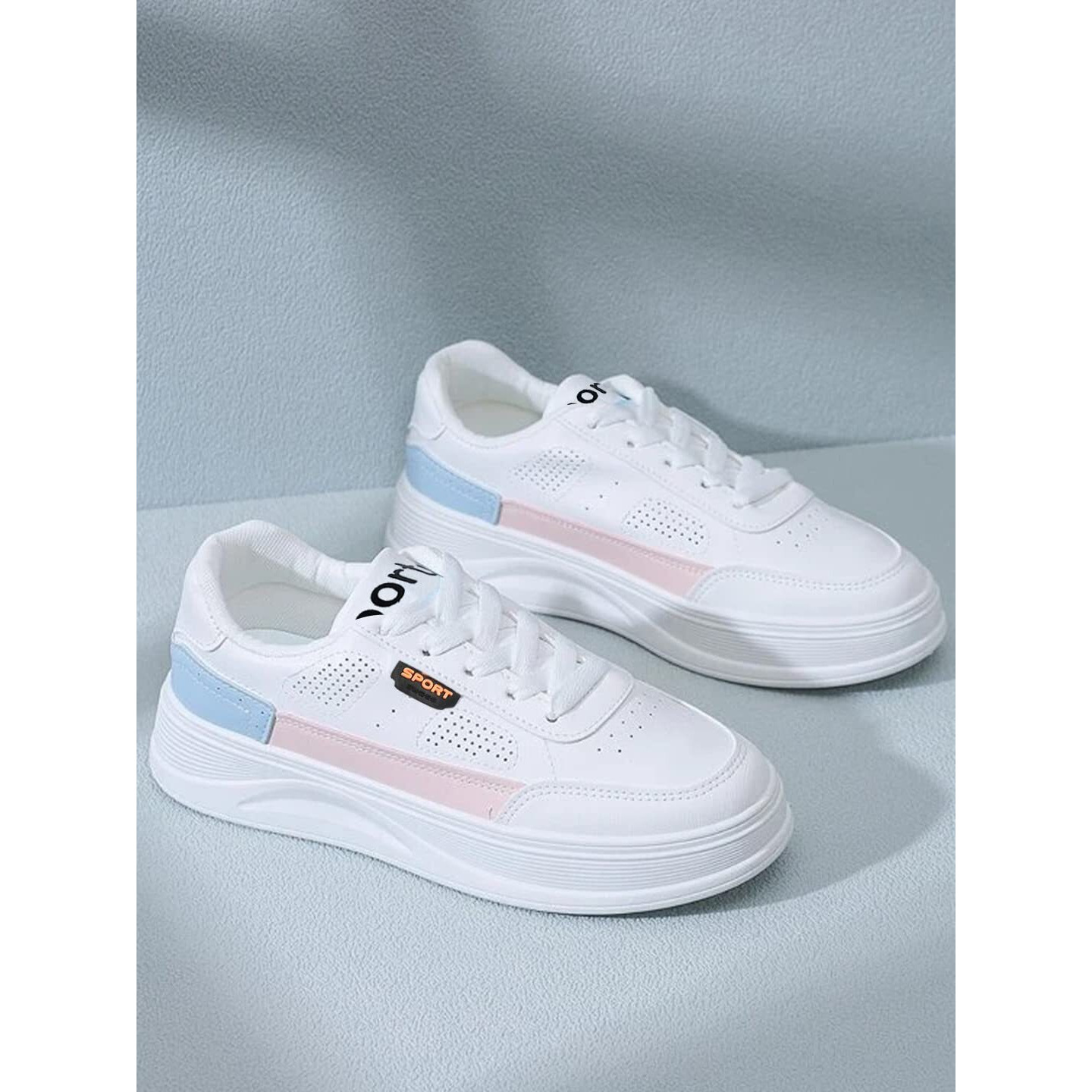 Shoetopia Smart Casual Comfortable White Sneakers For Women & Girls