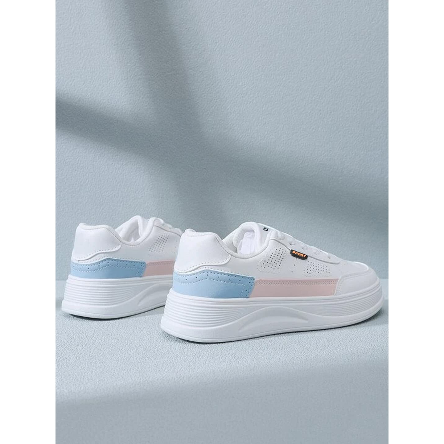 Shoetopia Smart Casual Comfortable White Sneakers For Women & Girls