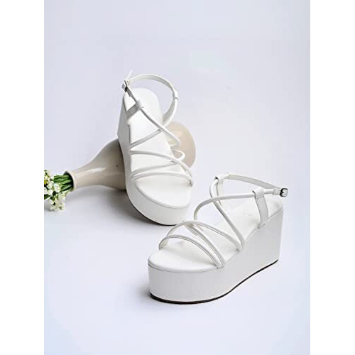 Shoetopia Women's Platform Heel Sandal