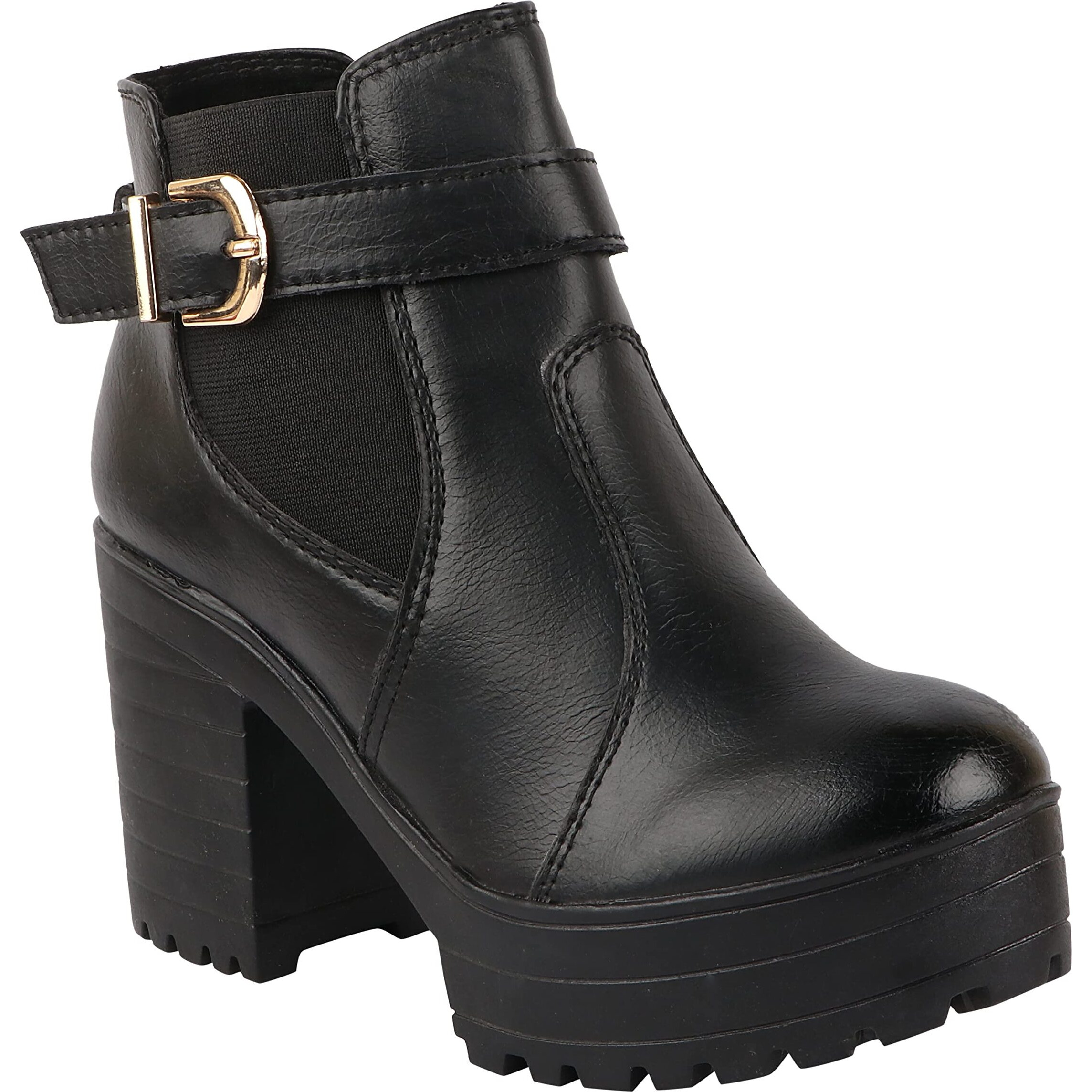 Shoetopia Women And Girls Shoes-Black-Eu36