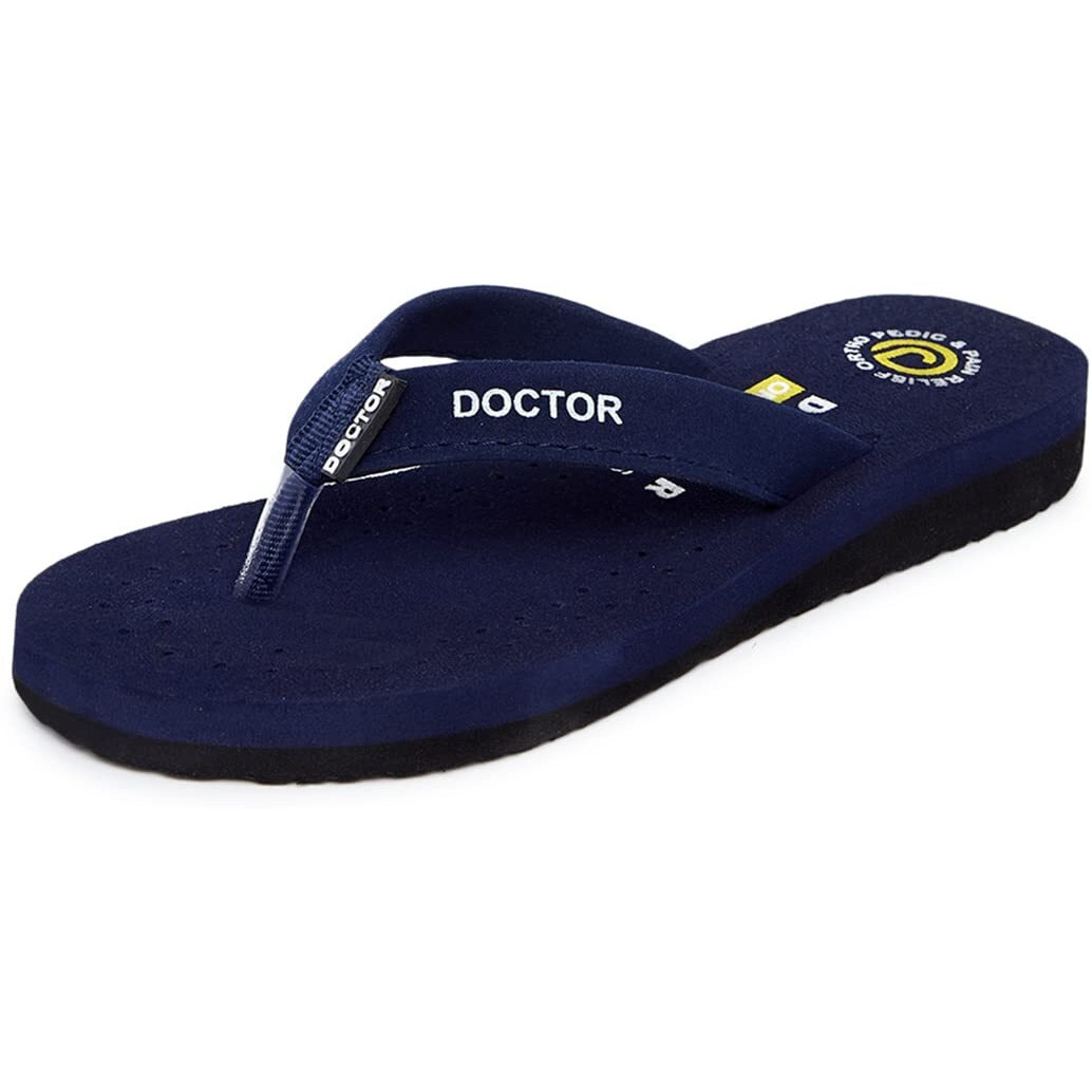 Ortho Joy Doctor Orthopedic Ladies Slippers | Soft Chappal For Women | Comfortable Womems's Slipper | Mcr Chappals For Women Blue Color